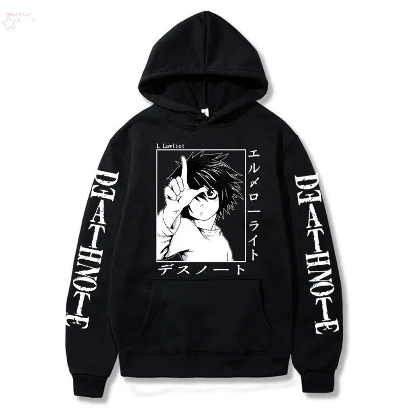 Hoodies  Japanese anime, death notes, creative new student casual hoodies eprolo