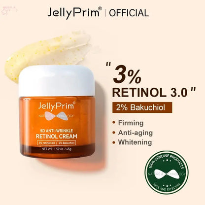 Jellyprim Retinol Face Cream for Facial Spot Anti-Aging - Brocelles