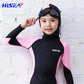 Kid Children Lycra Wetsuit Rashguard Surf Clothing Sunscreen Swimsuit Warm Brocelles