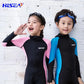 Kid Children Lycra Wetsuit Rashguard Surf Clothing Sunscreen Swimsuit Warm Brocelles