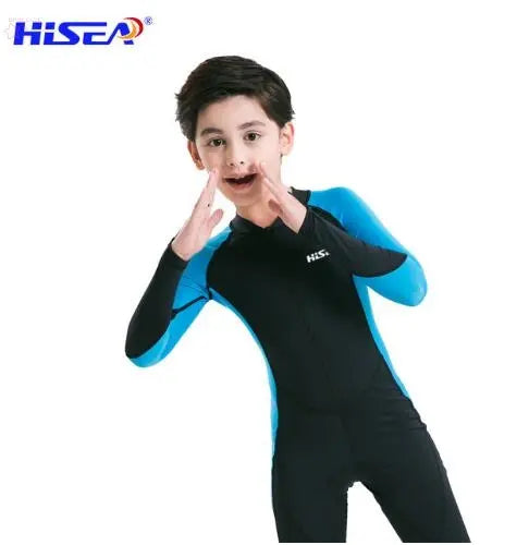 Kid Children Lycra Wetsuit Rashguard Surf Clothing Sunscreen Swimsuit Warm Brocelles