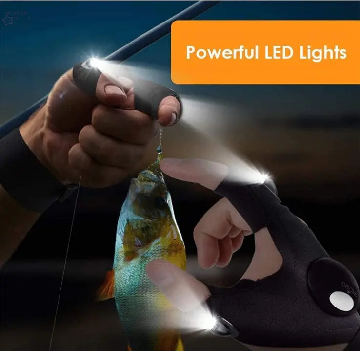 LED Flashlight Gloves - Perfect for Night Activities! eprolo