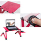 Laptop-Table-Stand Desk Mouse-Pad Notebook Folding Ergonomic-Design Adjustable with - Brocelles