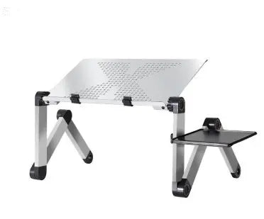 Laptop Table Stand With Adjustable Folding Ergonomic Design Stand Notebook Desk For Ultrabook Netbook Or Tablet With Mouse Pad - Brocelles