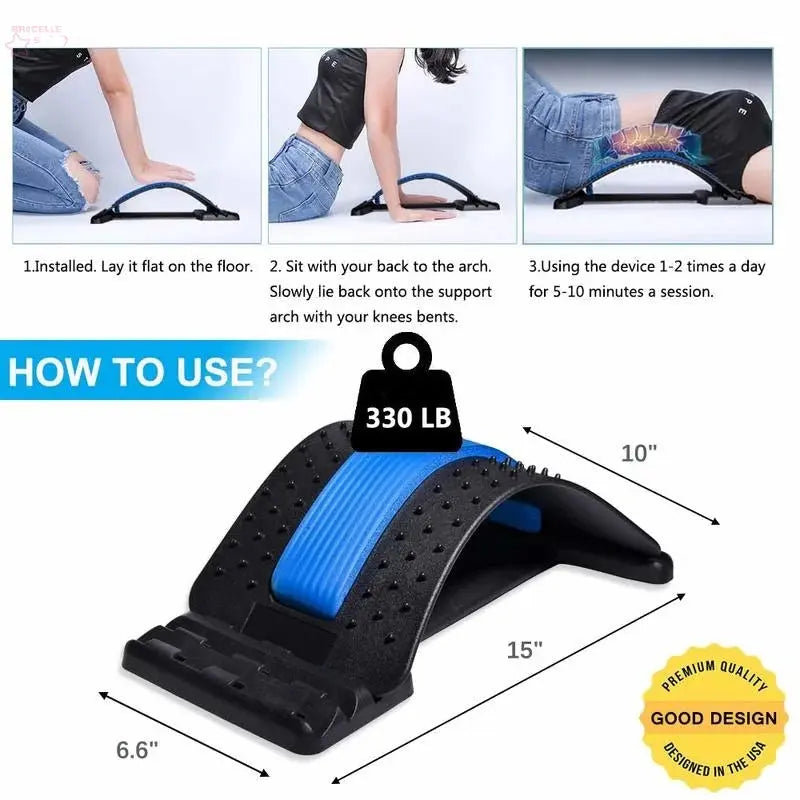 Waist Massager and Lumbar Spine Corrector - Brocelles