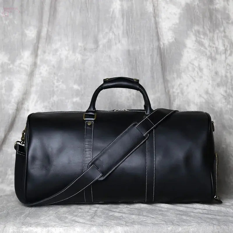 Leather Travel Bag Layer Cowhide - Brocelles