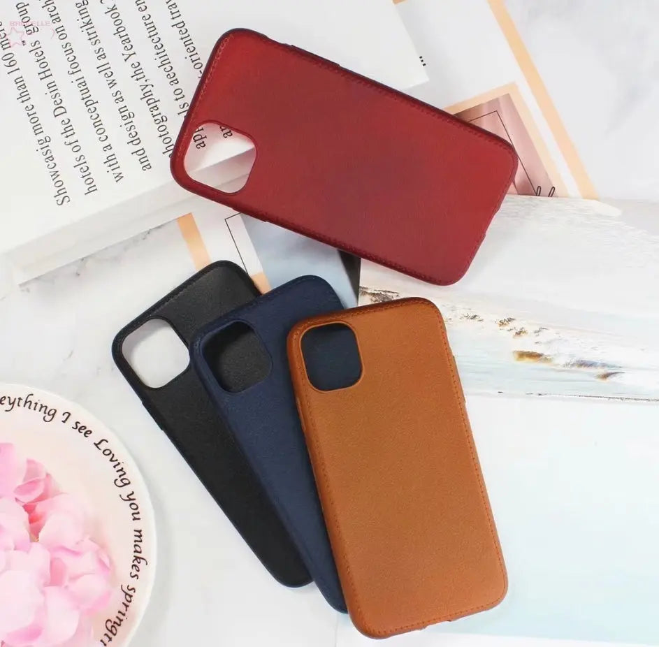 Leather phone case - Brocelles