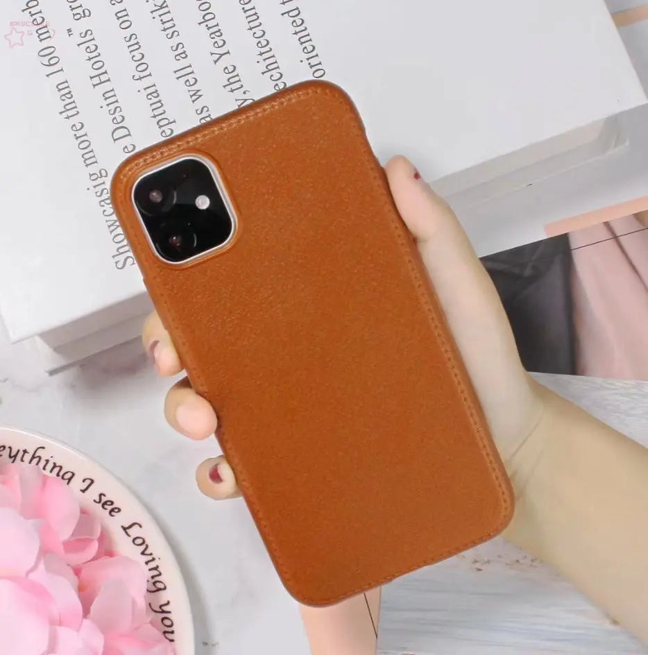 Leather phone case - Brocelles