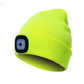 Led Light Knitted Hat Warm Elastic Brocelles