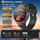 Medical-Grade HRV Blood Glucose Smartwatch Brocelles