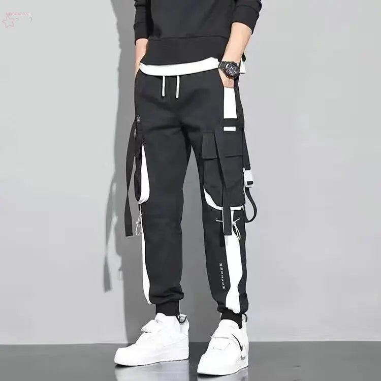 Men Tracksuit Autumn Sportswear Two Piece Sets Man Hip Hop Fashion Sweatpants Brand Clothing Mens Students Sweatsuit Hoodie Suit - Brocelles