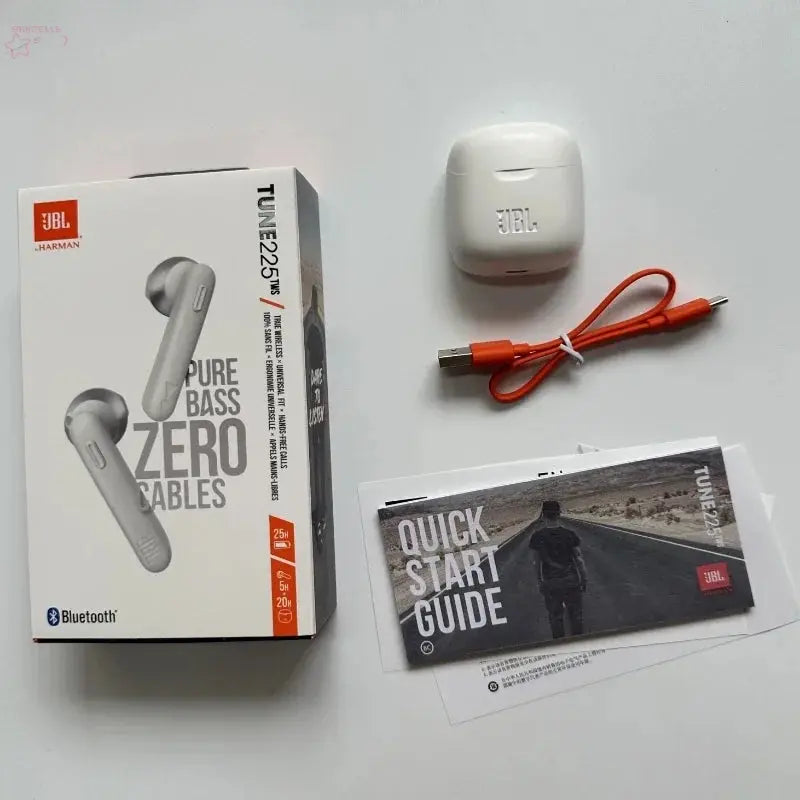 Original JBL TUNE 225TWS Wireless Bluetooth Earphones Waterproof - Brocelles