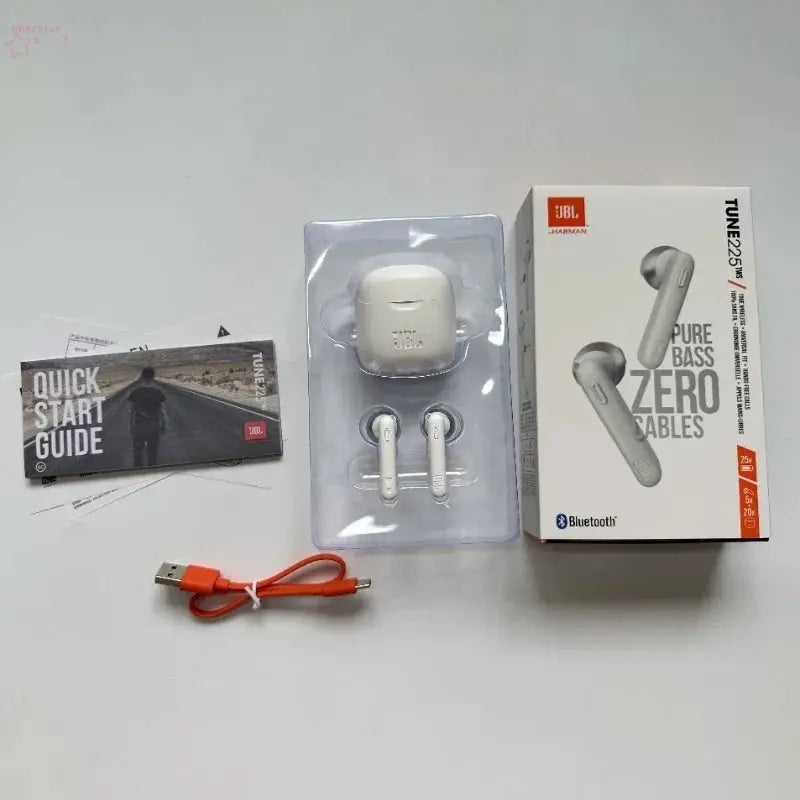 Original JBL TUNE 225TWS Wireless Bluetooth Earphones Waterproof - Brocelles