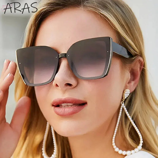 Oversized Cat Eye Sunglasses Women - Brocelles