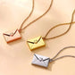 Personalized Envelope Love Letter Necklace Brocelles.