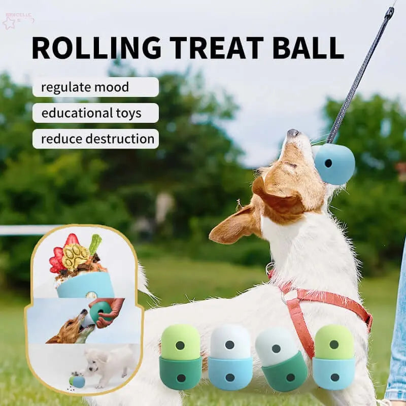 Pet Dog Toy Food Leaker Molar Educational Dog Ball eprolo