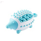 Phedgehog Shape Dog Toy Leaking Food Toys For Small Large Dogs Cat Chewing Toys Pet Tooth Cleaning Indestructible Puppy Toys Ball Molar Tooth Cleaning Stick - Brocelles