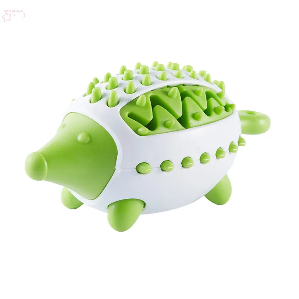 Phedgehog Shape Dog Toy Leaking Food Toys For Small Large Dogs Cat Chewing Toys Pet Tooth Cleaning Indestructible Puppy Toys Ball Molar Tooth Cleaning Stick - Brocelles