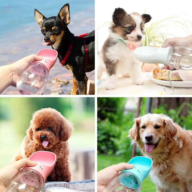 Portable Pet Dog Water Bottle - Travel Drinking Bowl and Dispenser eprolo