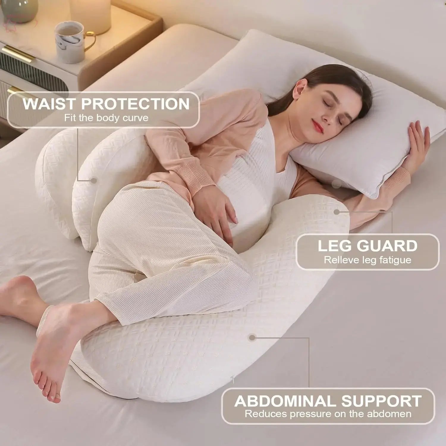 Pregnancy Pillow Maternity Brocelles