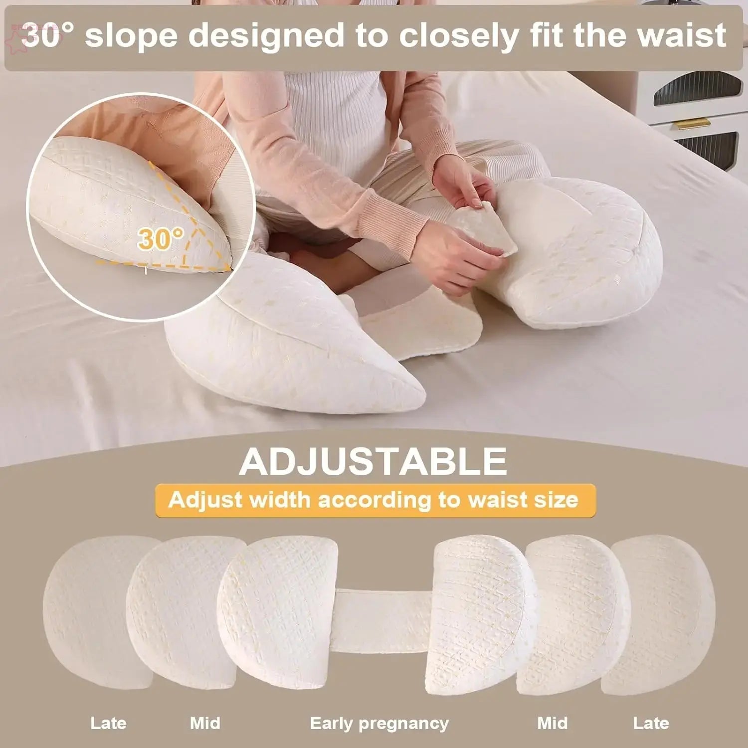 Pregnancy Pillow Maternity Brocelles