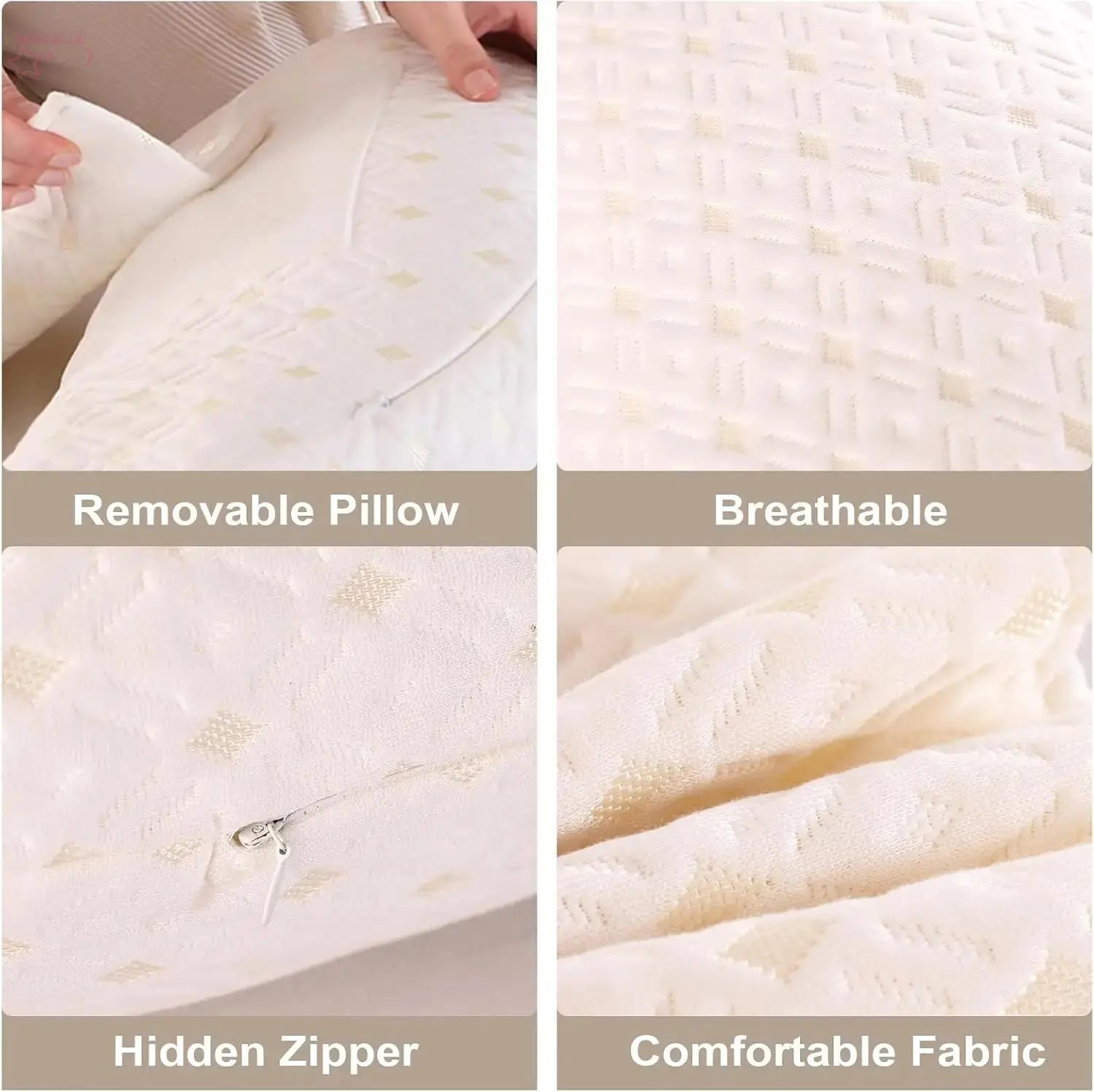 Pregnancy Pillow Maternity Brocelles