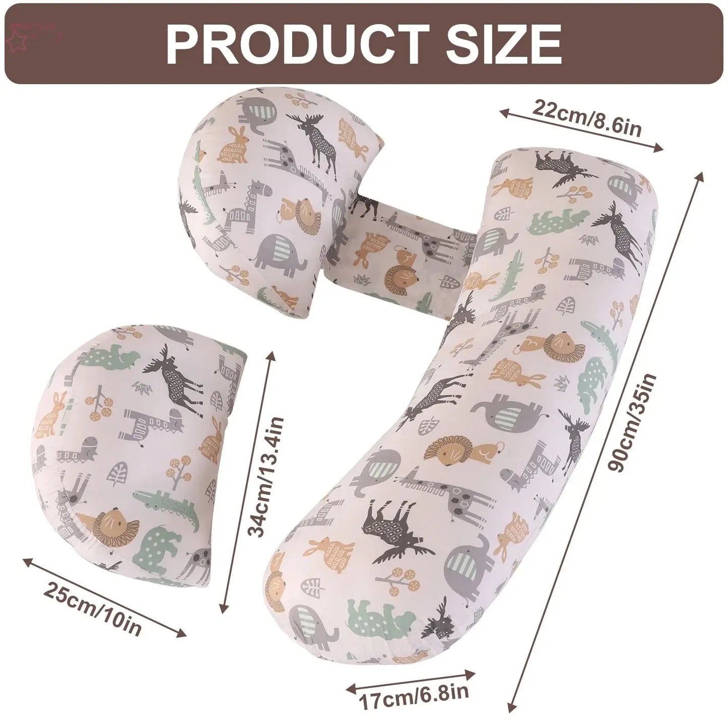 Pregnancy Pillow Maternity Brocelles