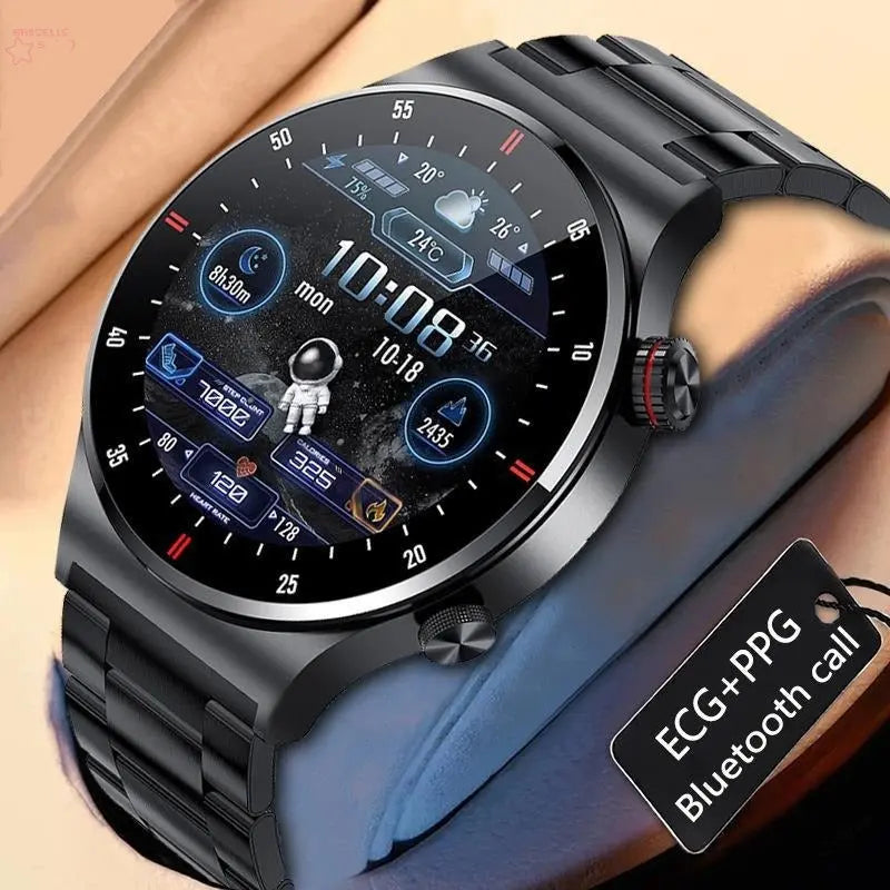 QW33 Smart Watch ECG+PPG Music Player Pedometer Bluetooth Call Smart Watch Brocelles