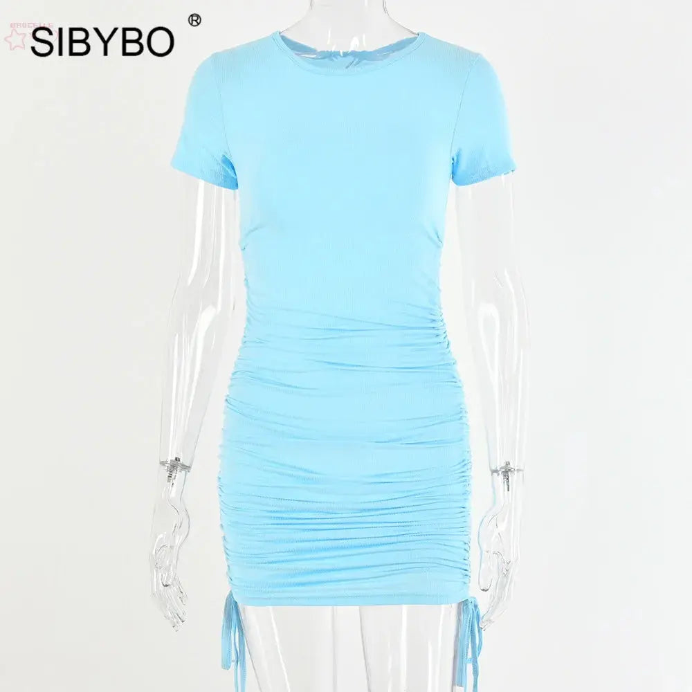 Sibybo Black Sexy Bodycon Summer - Brocelles