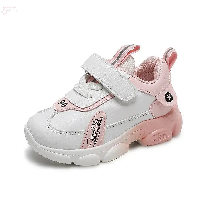 Size 20-31 Children Wear-resistant Casual Sports Shoes Baby Anti-slip Toddler Shoes Girls Boys Kids Soft Bottom Running Sneakers - Brocelles