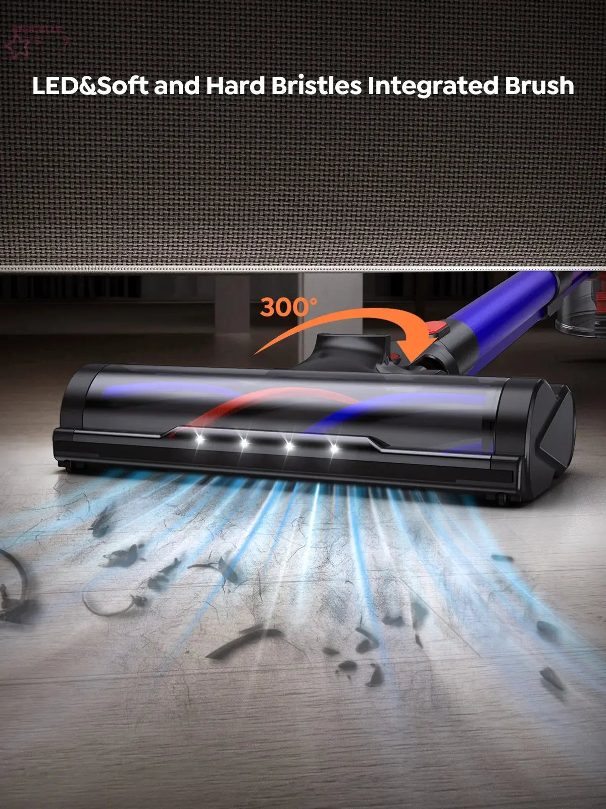 Smart Cleaning with Buture JR400: 38000Pa Cordless Handheld Vacuum with Touch Display & 55 Minutes Runtime!".