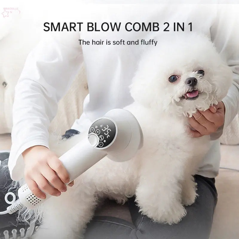 Smart Pet Hair Dryer and Grooming Comb eprolo