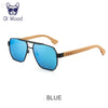 Square Wood Sunglasses for Men & Women - Brocelles