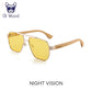 Square Wood Sunglasses for Men & Women - Brocelles