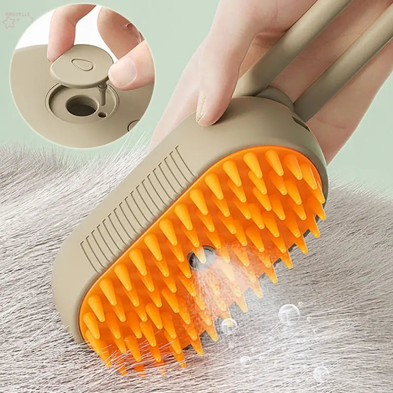 Cat Steam Brush Steamy Dog Brush 3 In 1 Electric Spray Cat Hair Brushes For Massage Pet Grooming Comb Hair Removal Combs Pet Products - Brocelles