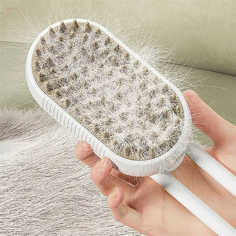 Cat Steam Brush Steamy Dog Brush 3 In 1 Electric Spray Cat Hair Brushes For Massage Pet Grooming Comb Hair Removal Combs Pet Products - Brocelles