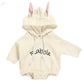 Todder Kid new born baby clothes Girl Boy Rabbit Letter Sweatshirt Tops Spring Autumn clothes Pullover Bodysuit baby costumes Brocelles