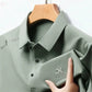 Trendy Business Casual Traceless Lapel T-shirt Men's Top - Brocelles