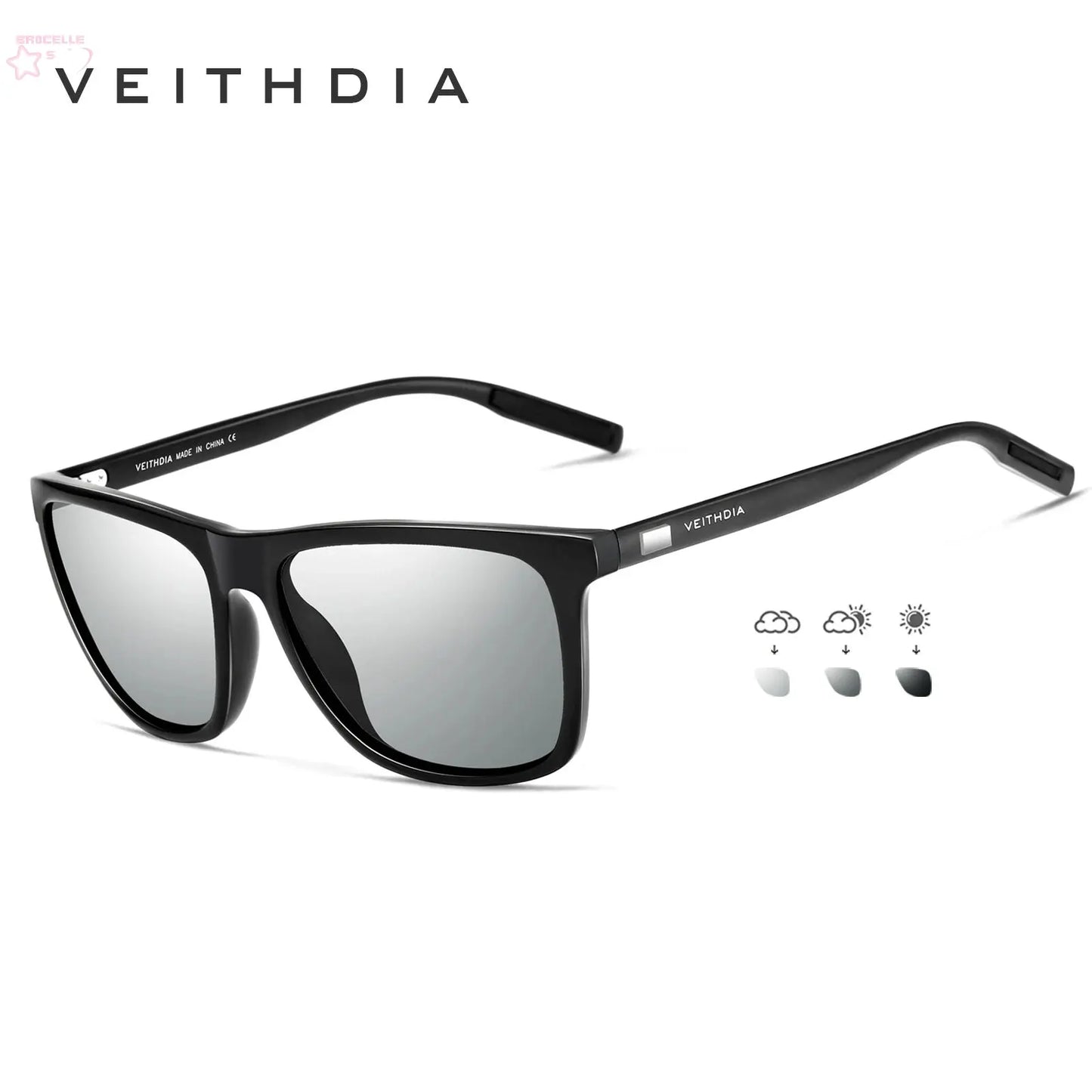 VEITHDIA Unisex Retro Sunglasses - Brocelles