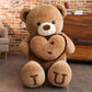 Valentine's Day Giant LOVE Plush Toy Bear Brocelles.