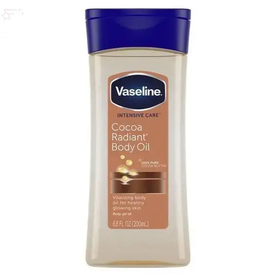 200ml Vaseline Cocoa Body Luminous Oil Long-lasting Moisturizing Skin Care Oil Body Brightening Anti-drying Essence Care Product - Brocelles