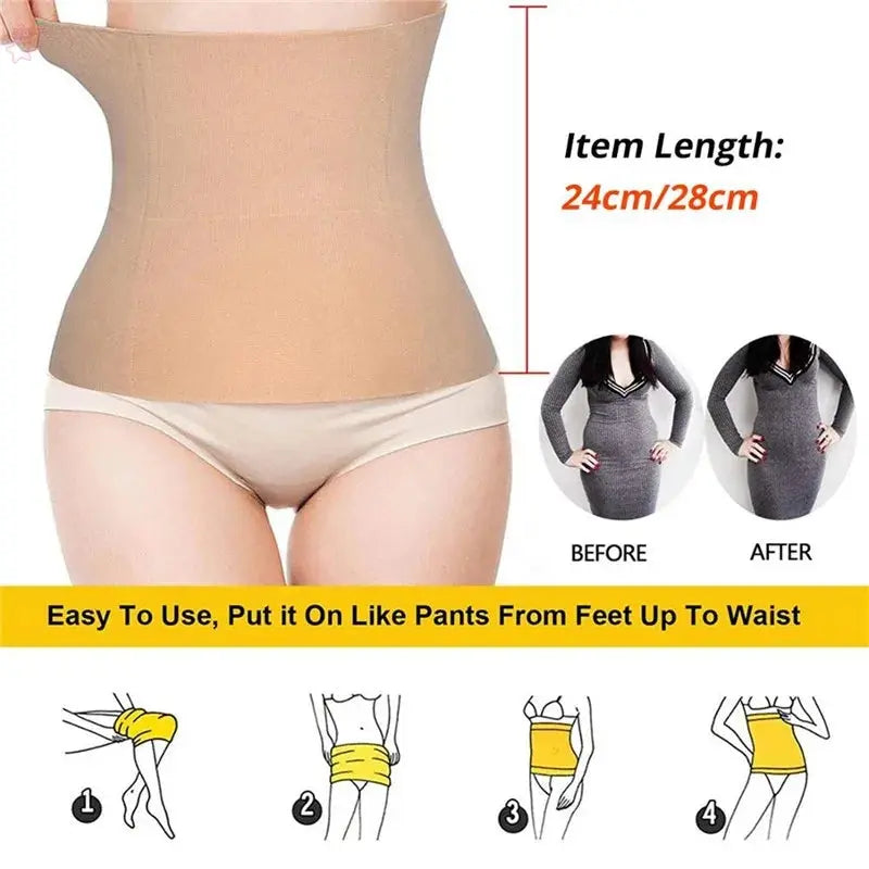 Waist Trainer Slimming Belt Women Gym Fitness Cincher Belly Control Corset Women Body Shaper Weight Loss Belly Waist Wrap Brocelles