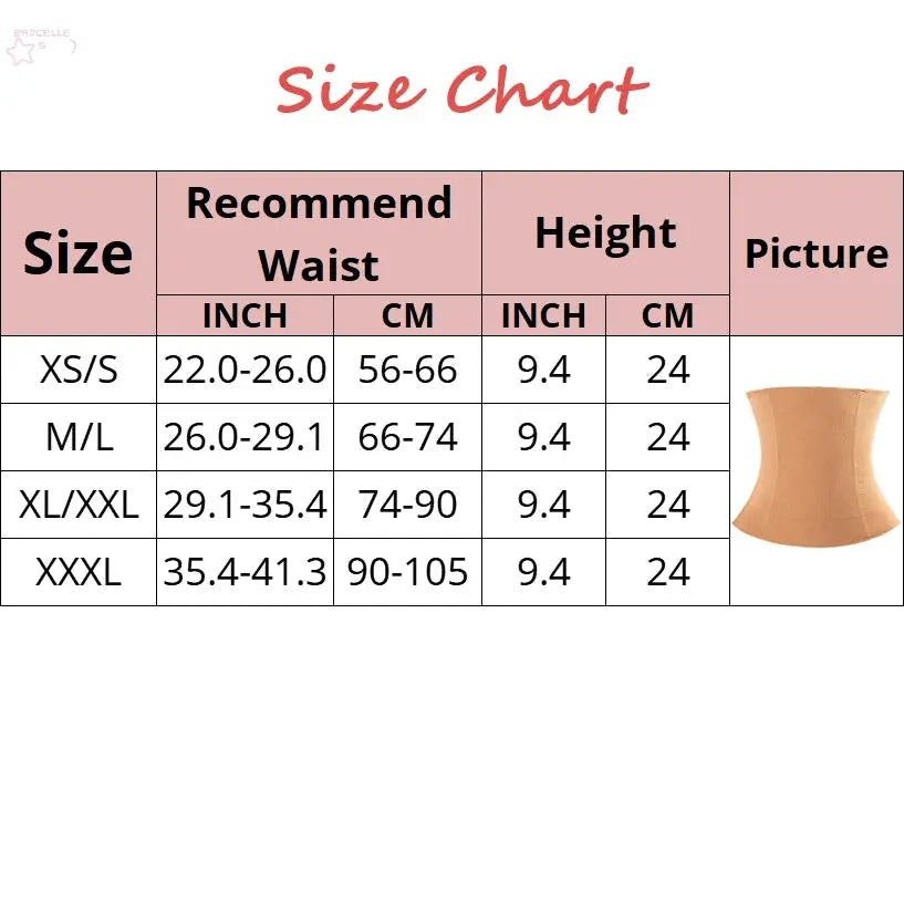 Waist Trainer Slimming Belt Women Gym Fitness Cincher Belly Control Corset Women Body Shaper Weight Loss Belly Waist Wrap Brocelles