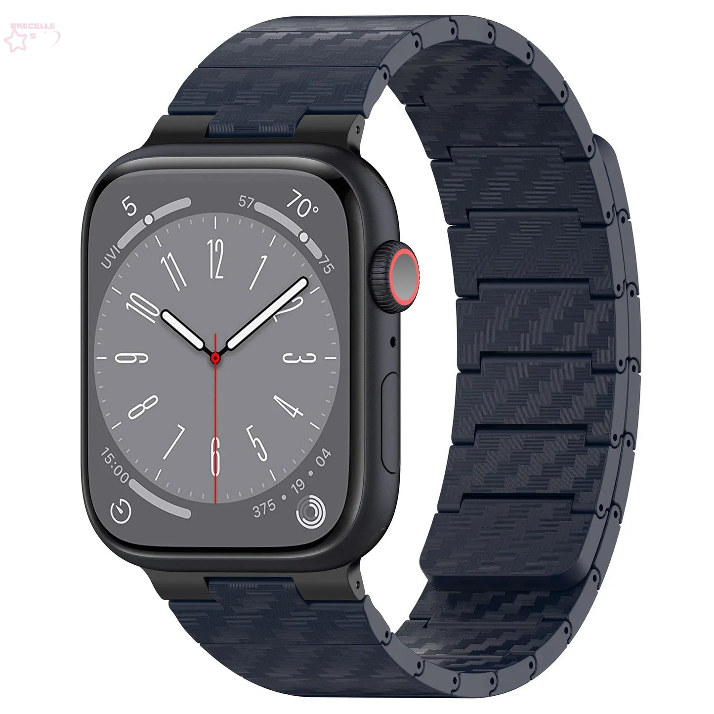 Watch Band Suitable for Apple Watch iWatch Watch Band Carbon Fiber Magnetic Apple Watch Band Brocelles