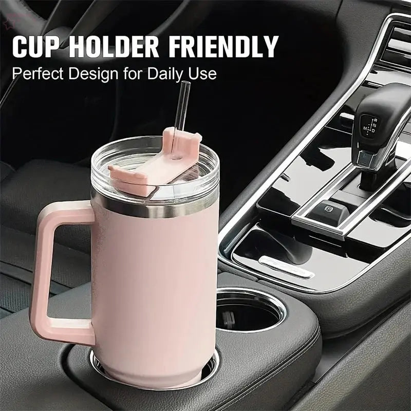 Water Bottle Thermal Coffee Car Cup 1200ML 304 Stainless Steel Brocelles.