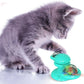 New Windmill Cat Toys Cute Rotating Interactive Cat Toy - Indoor Windmill Cat Toy With Suction Cup Catnip & Jagged Teeth Middle Ball, Smart Kitten Rotating Spinner Exercise Toy, Toothbrush & Massager - Brocelles