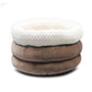 Winter Pet Deep Sleep Bed Semi-Enclosed Round Ice Velvet Pet Bed Comfortable Soft Warm Cat Bed Dog Bed eprolo