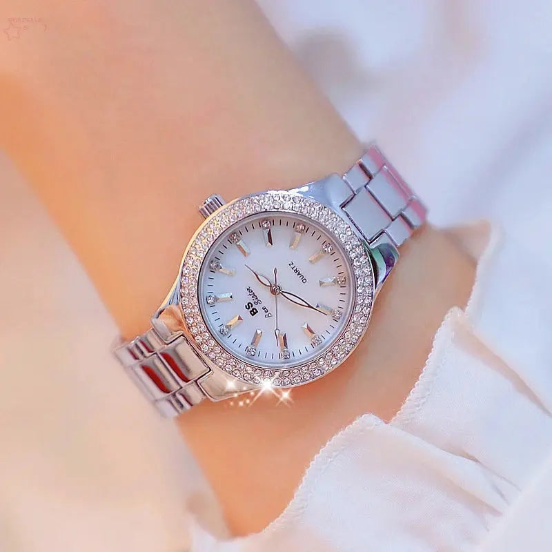 Women Crystal Diamond Watches Brocelles