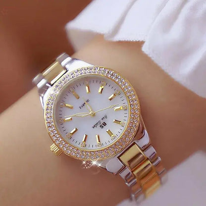 Women Crystal Diamond Watches Brocelles