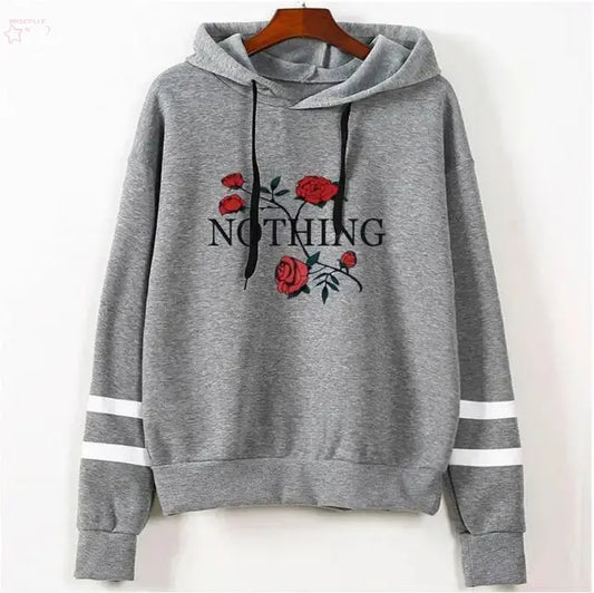 Women Rose hoodies Sweatshirts eprolo